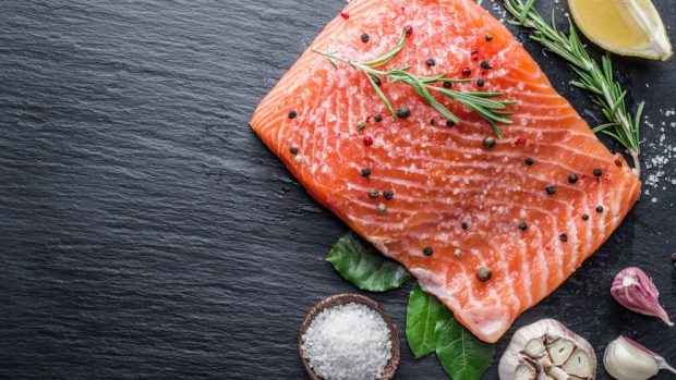 Receta de salmón marinado en horno.