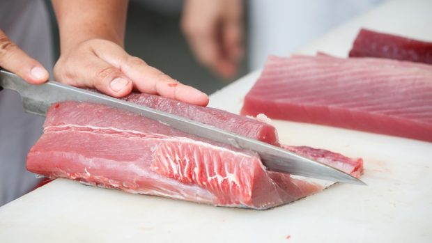 sashimi de atún