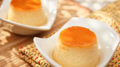 Receta de flan de fruta 2