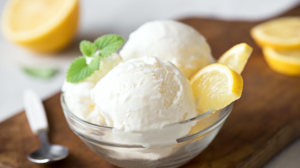 Receta de helado de yogur con limón 4