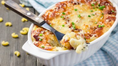 Receta de macarrones con paté y queso al microondas 3