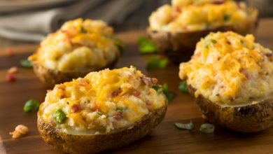 Receta de patatas rellenas con verduras 2