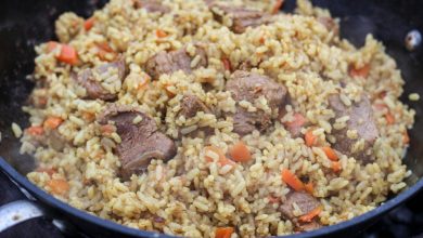 Receta de Cordero con arroz 9