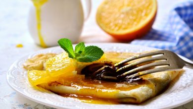 Receta de crepes suzette 8