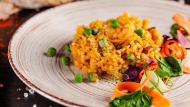 Receta de arroz con gambas y atún en escabeche 6