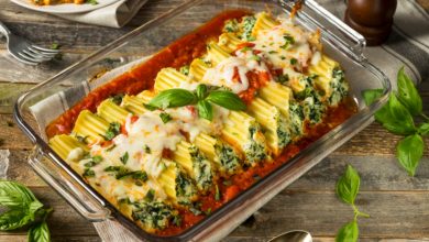 Receta de canelones vegetarianos 8