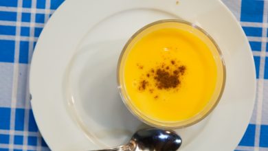 Receta de Natillas cremosas de mango 1