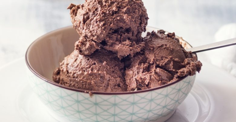 Receta de helado de chocolate sin huevo 1