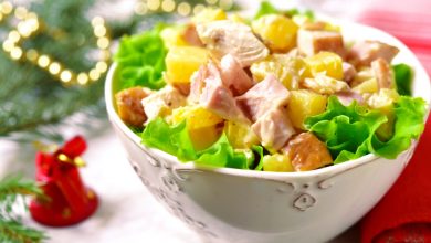 Receta de Ensalada de pavo con fruta 4