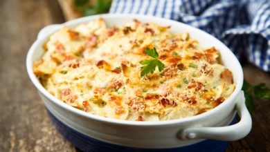 Receta de macarrones con sepia al horno 3