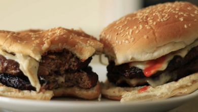 Receta de Hamburguesa de carne de buey adobada 5