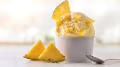 Receta de Helado de leche condensada y piña 9