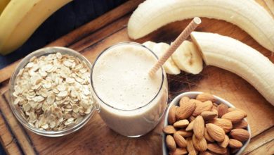 Receta de Smoothie de leche de avena y frutas 2