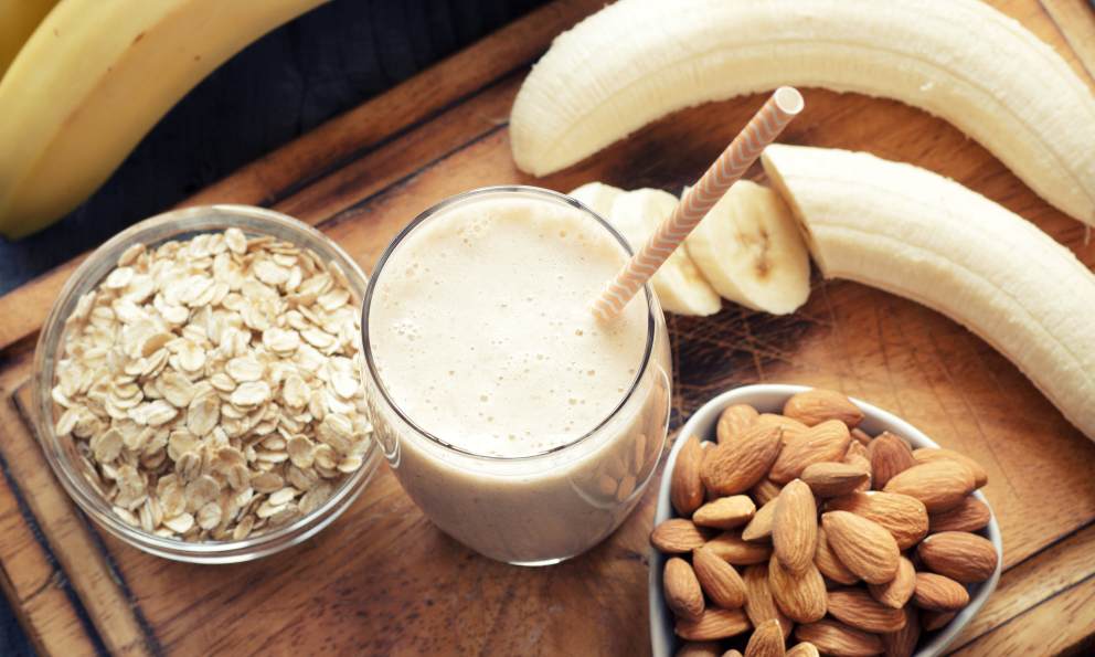 Receta de Smoothie de leche de avena y frutas 4