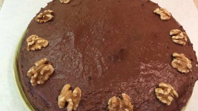 Receta de Torta argentina de nuez y chocolate 4