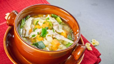 Receta de sopa de pollo con col rizada 8