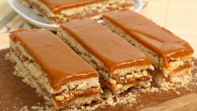 Receta de Tarta de galletas al caramelo 5