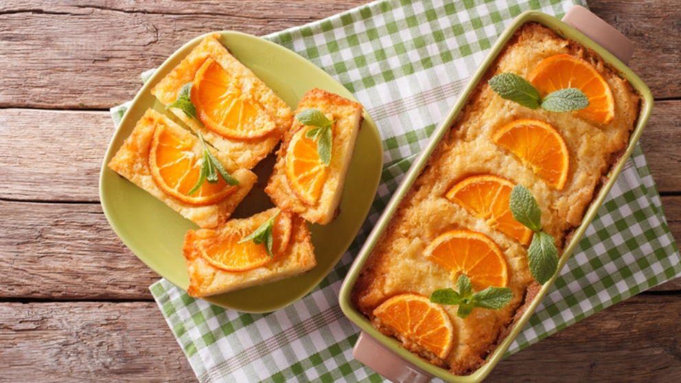 Receta de pastel de cuscús y naranja 4