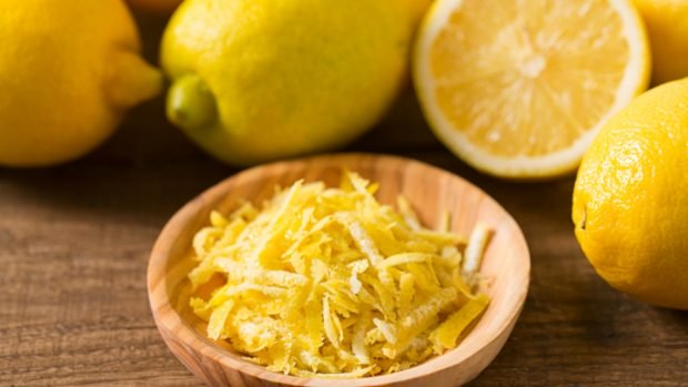Receta de pastel de harina de maíz con limón