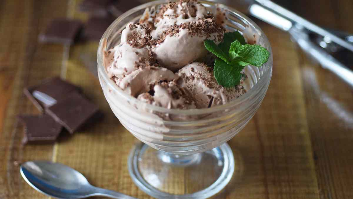 Receta de helado de chocolate al ron 1