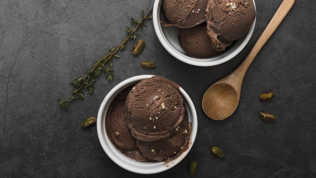 Receta de helado de chocolate con café casero 1