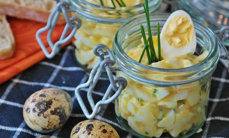 Receta de ensalada de patata con huevos de codorniz 1