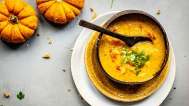 Receta de puré de calabaza y garbanzos 7