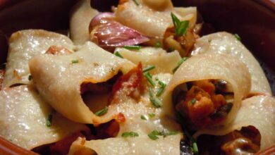 Receta de paccheri con calamares a la americana 8