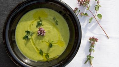 Receta de sopa de calabacín con orégano 5