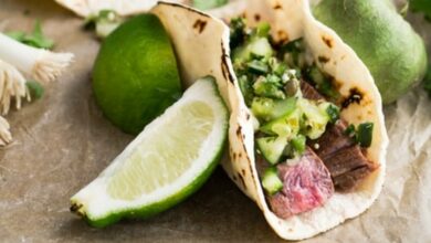 Receta de taco de ternera con aguacate 4