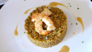 Receta de Arroz caribeño con gambas 2