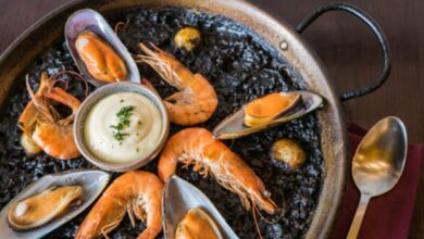 Cómo hacer un arroz negro de restaurante 1