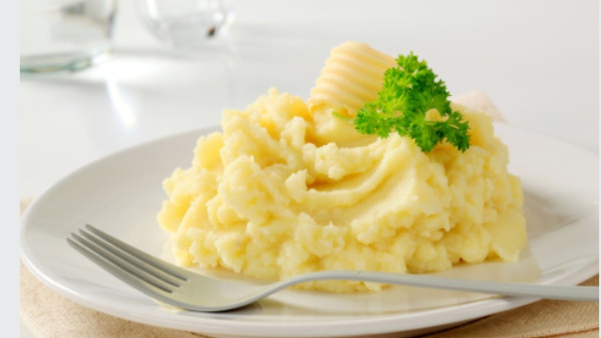 Receta de puré de patata con leche de soja vegano 4