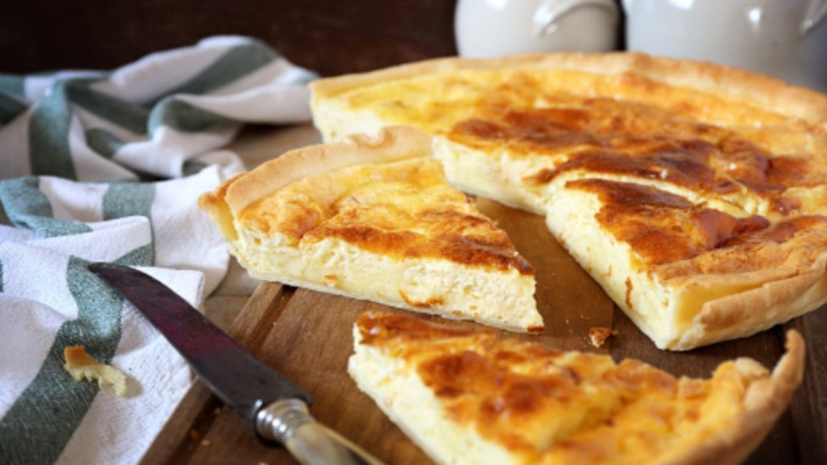 Receta de tarta de queso en hojaldre fácil de preparar 4