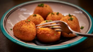 Receta de croquetas veganas de boniato y champiñones 6