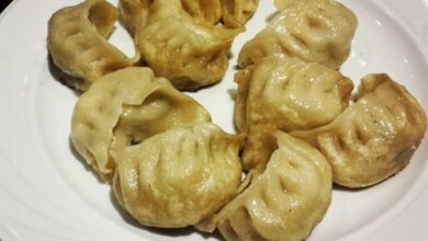 Receta de Empanadillas chinas rellenas de setas y verduras 7