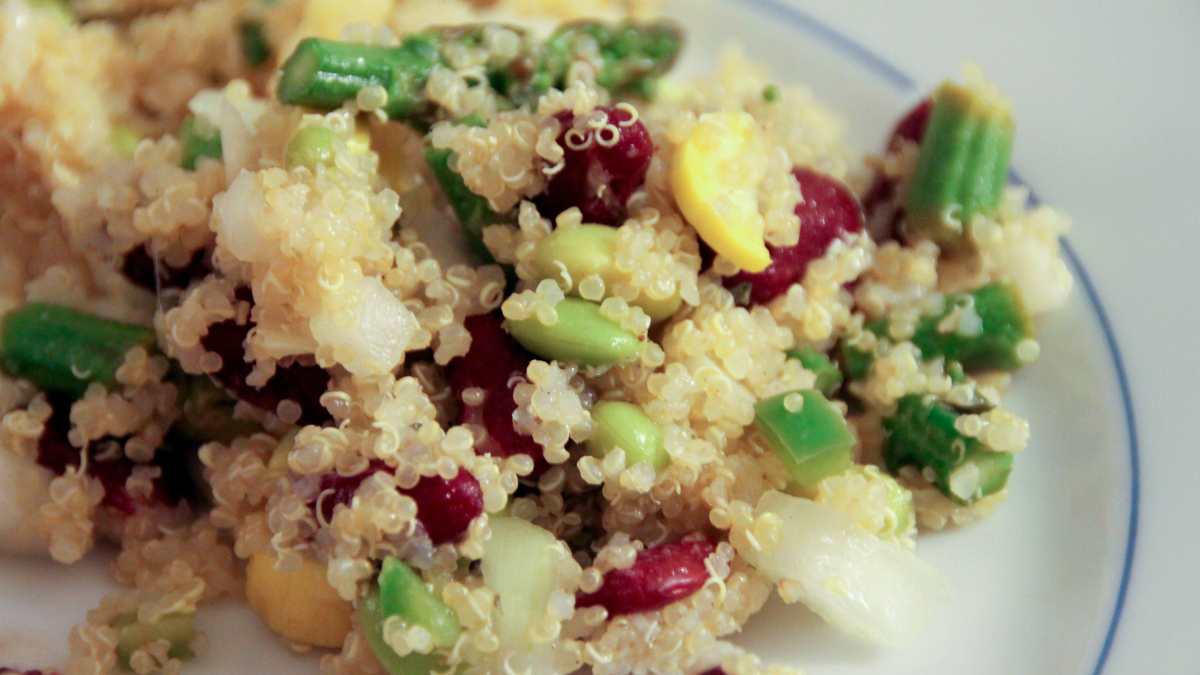 Receta de Ensalada de quinoa y hortalizas asadas 4