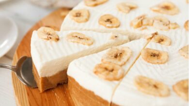 Receta de tarta de queso con plátano lista en 5 minutos 5