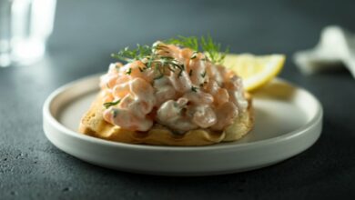 Receta de ensaladilla de marisco de sabor intenso y muy ligera 4