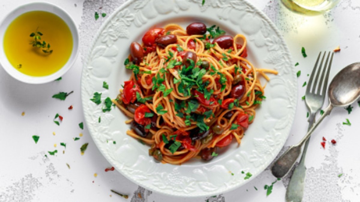 Receta de espaguetis con verduras fácil de preparar paso a paso 4