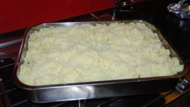 Receta de Parmentier de patatas y setas 10