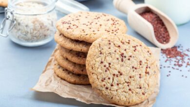 Receta de galletas de quinoa al microondas 1