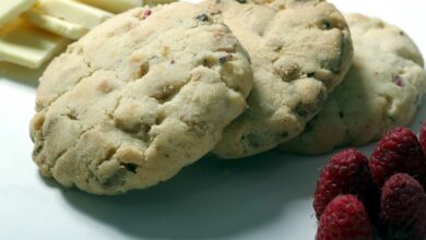 Galletitas de chocolate blanco y nueces, receta rápida 5