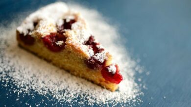 Pastel de cerezas, una receta con harina de sésamo 11