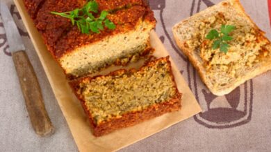 Receta de pastel de tofú y berenjenas 10