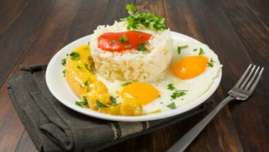 Arroz a la cubana con plátano frito, receta para conseguir el mejor plato completo 3