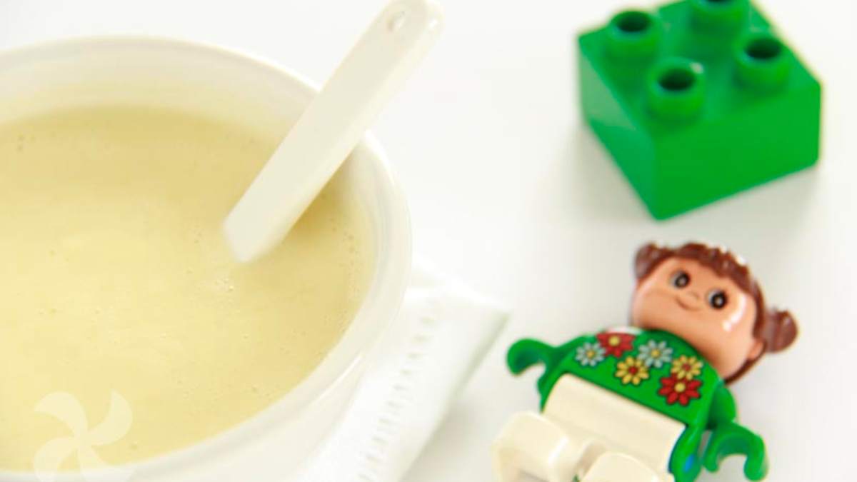 Crema de multicereales para niños, receta casera 4