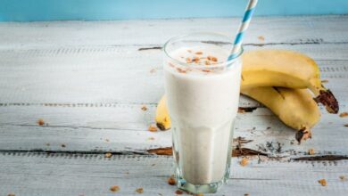 Batido de vainilla y plátano, receta fácil paso a paso 8