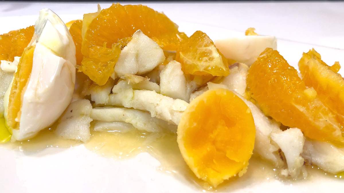 Receta de Ensalada de naranja y bacalao o Remojón andaluz 4
