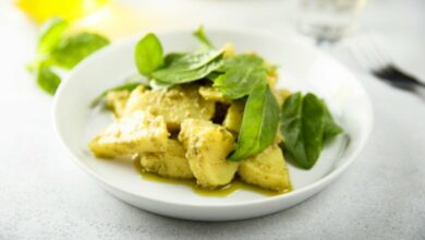 Receta de Ensalada de patatas y espinacas al curry 11